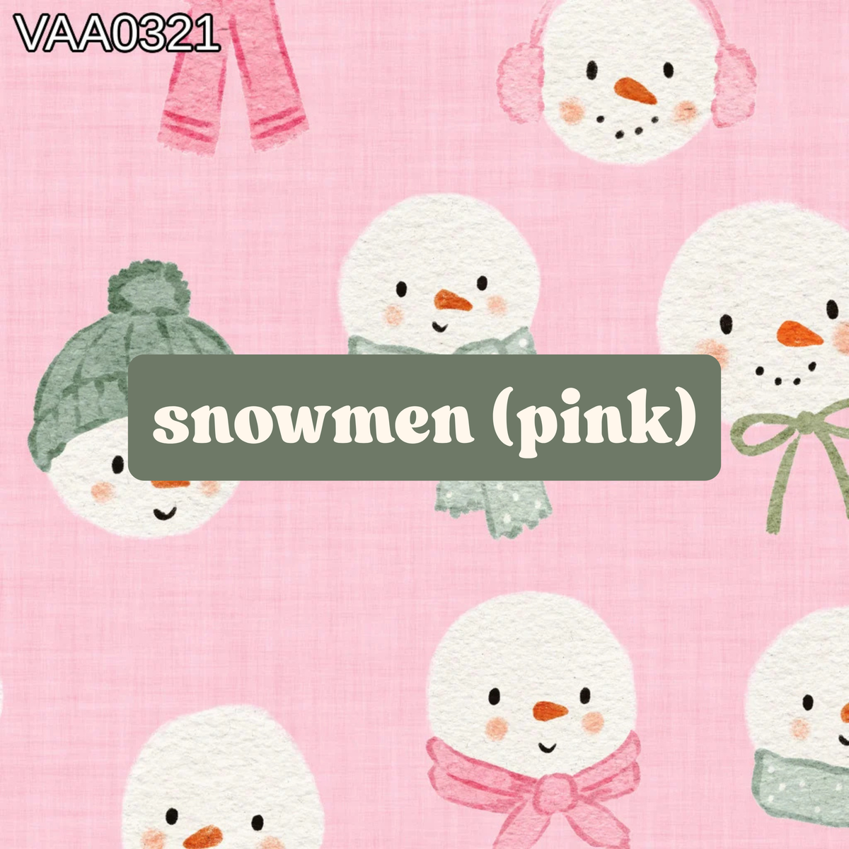 snowmen (pink)
