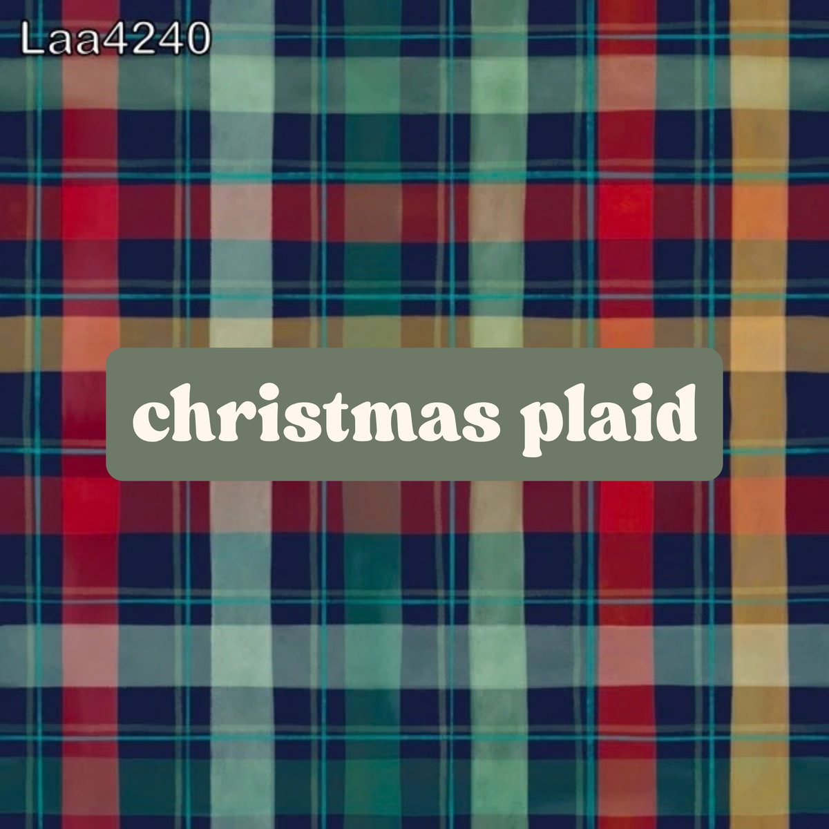 christmas plaid
