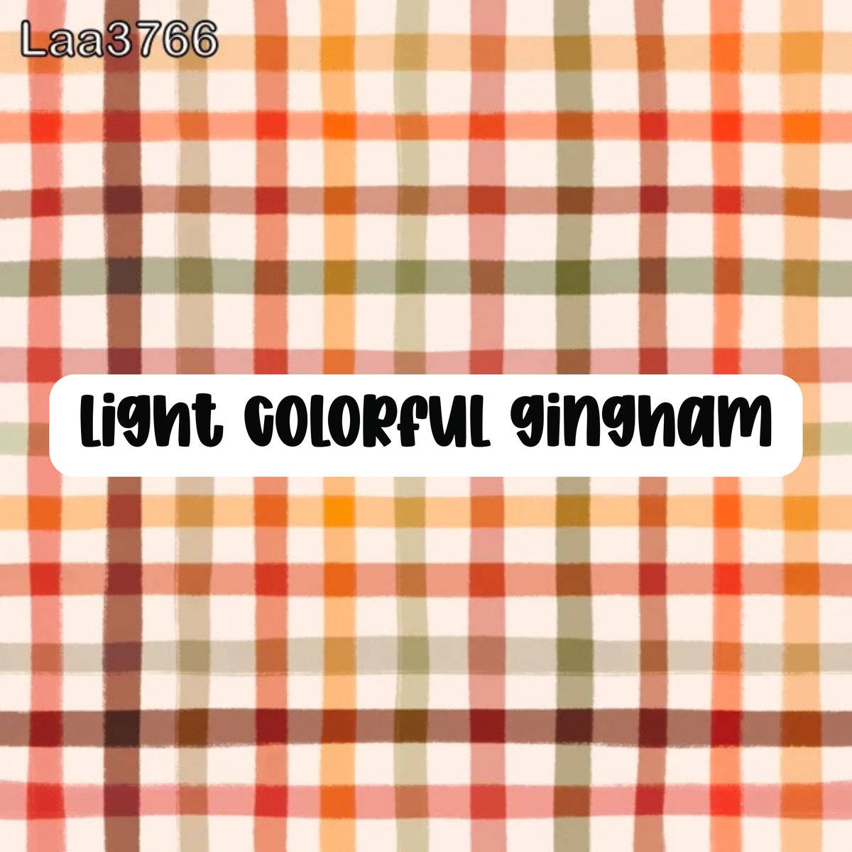 light colorful gingham