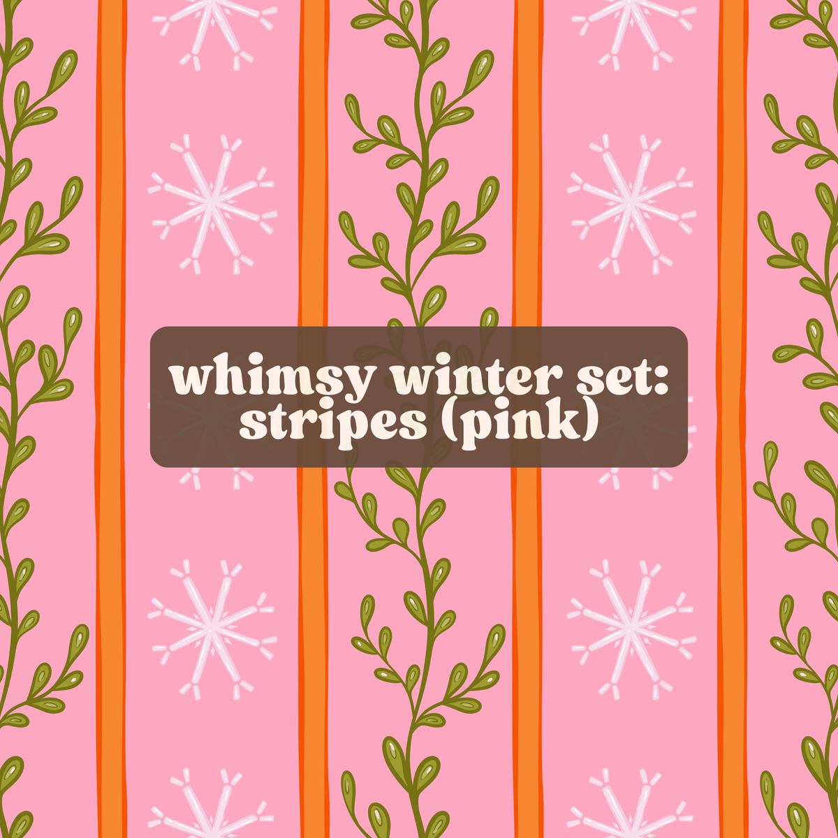 whimsy winter set *18 mix n' match prints*