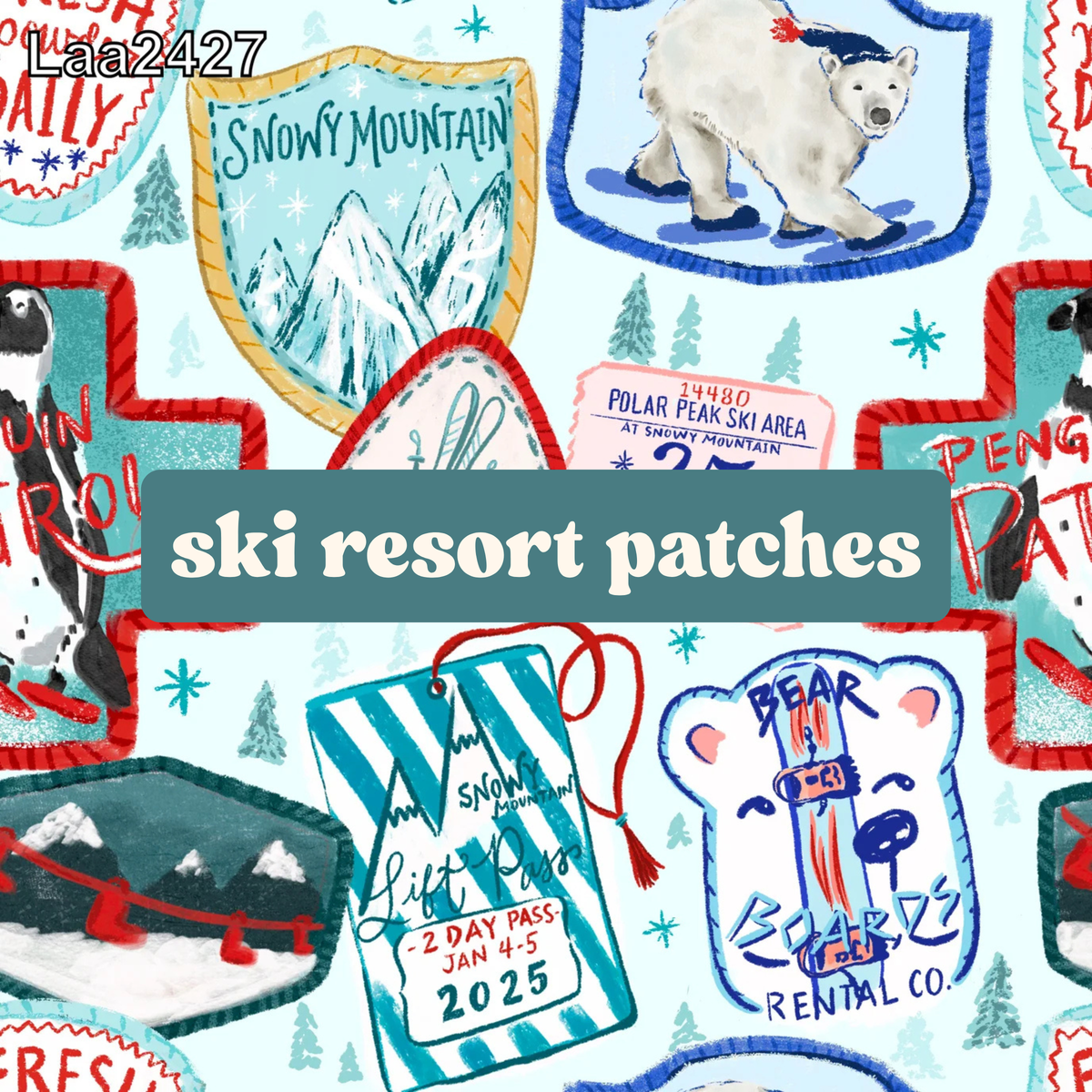ski resort patches