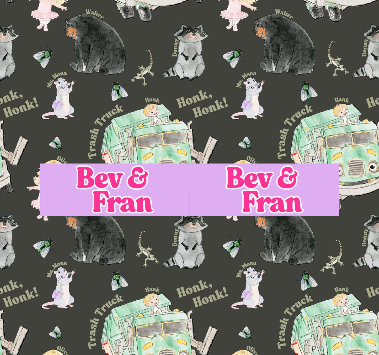 Trash Truck (Green & Flies)