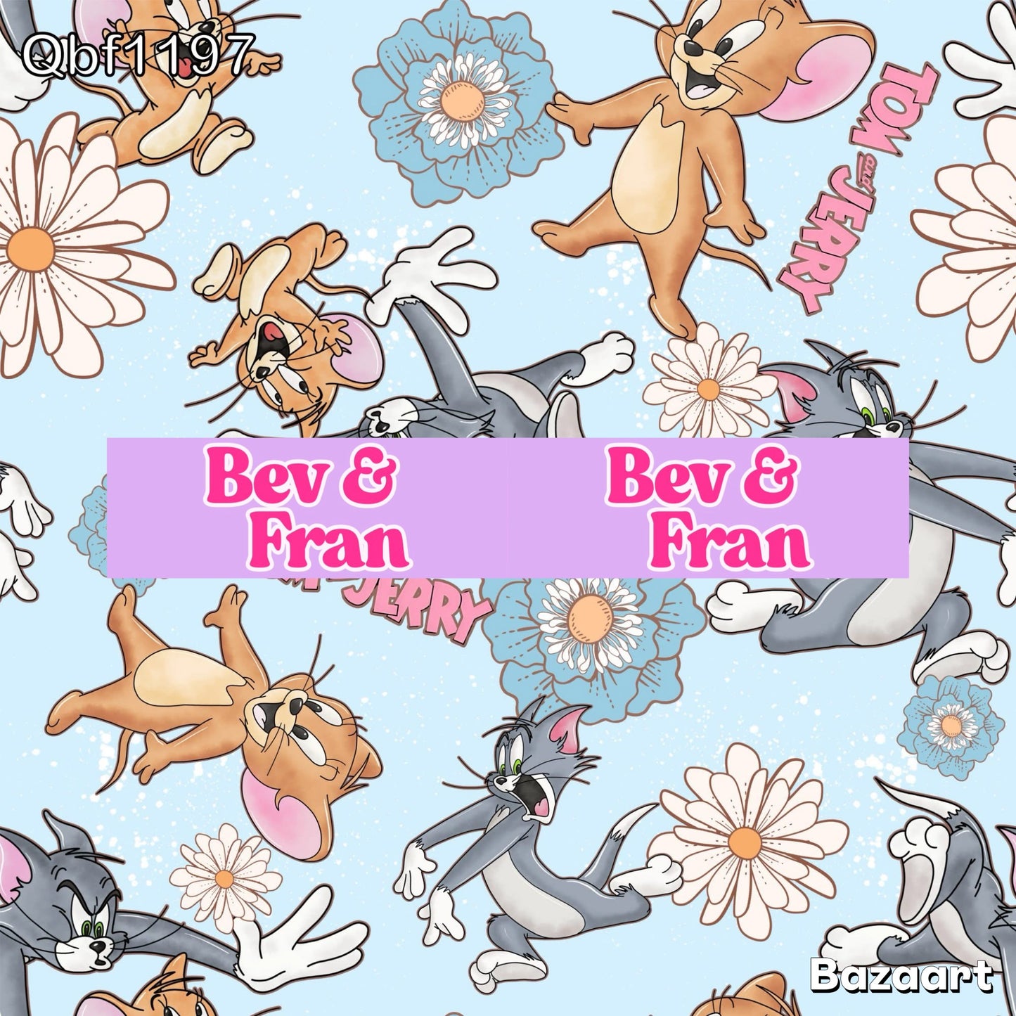 Tom & Jerry (Floral)