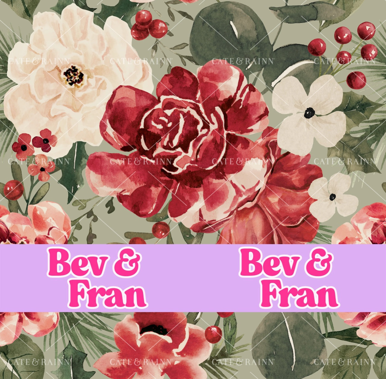 Winter Floral *CR Coordinate