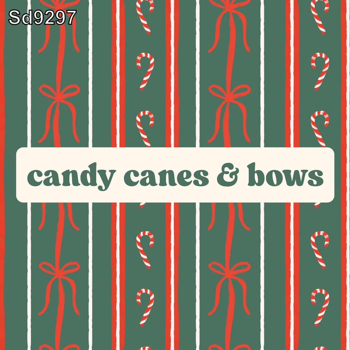 candy canes & bows