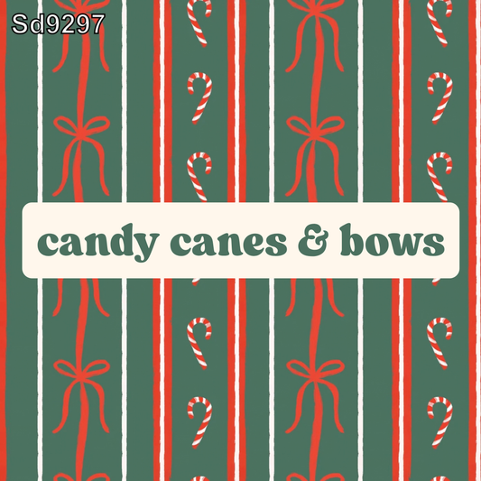candy canes & bows