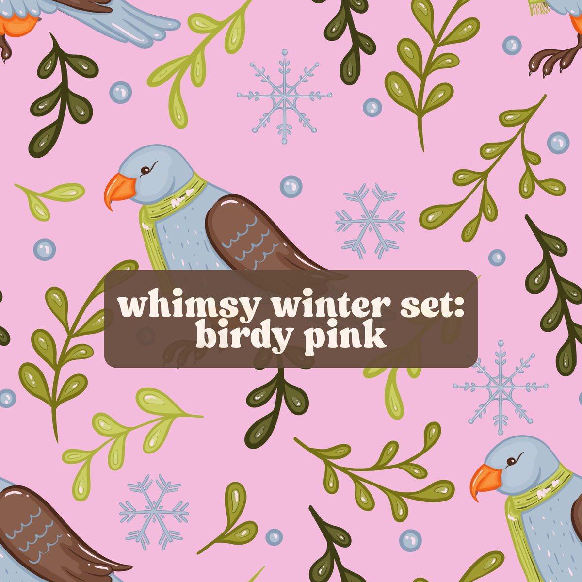 whimsy winter set *18 mix n' match prints*