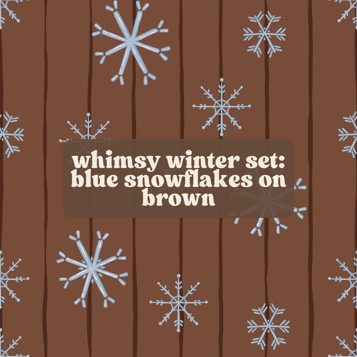 whimsy winter set *18 mix n' match prints*