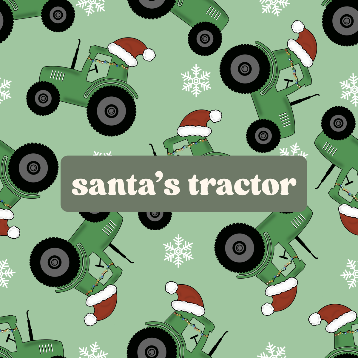 santa's tractor