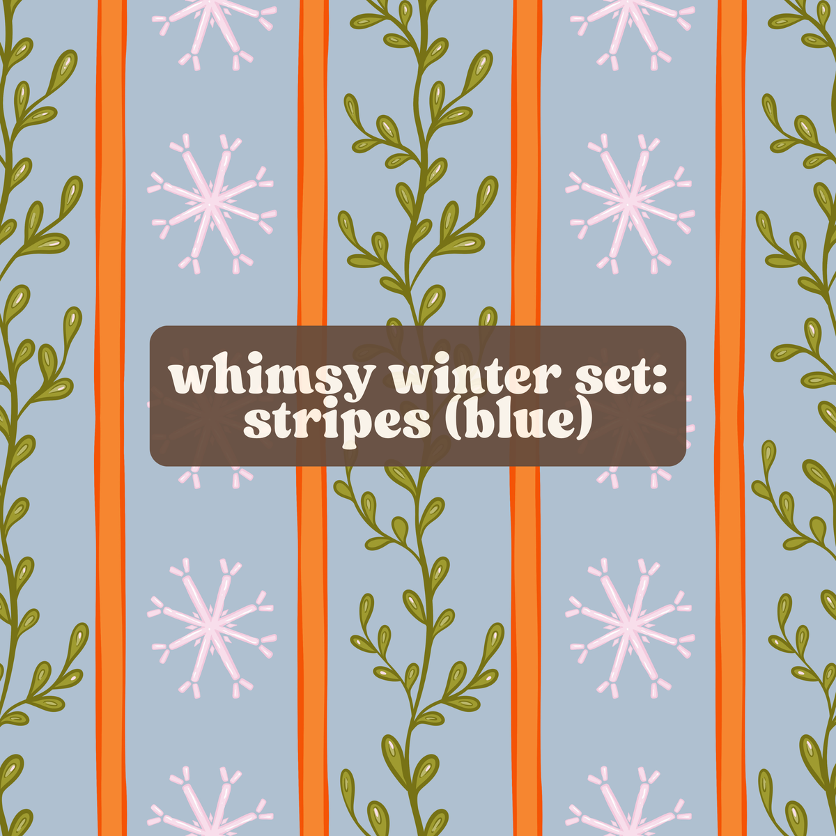 whimsy winter set *18 mix n' match prints*