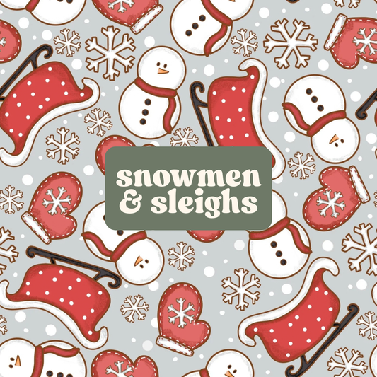 snowmen & sleighs
