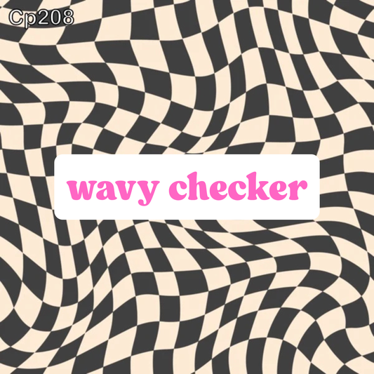 wavy checker