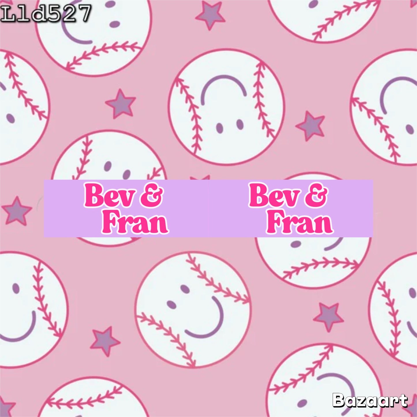 Pink Baseball Smiles