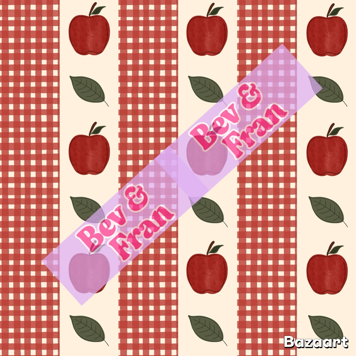 Apple Pickin' (Leaves) - Red