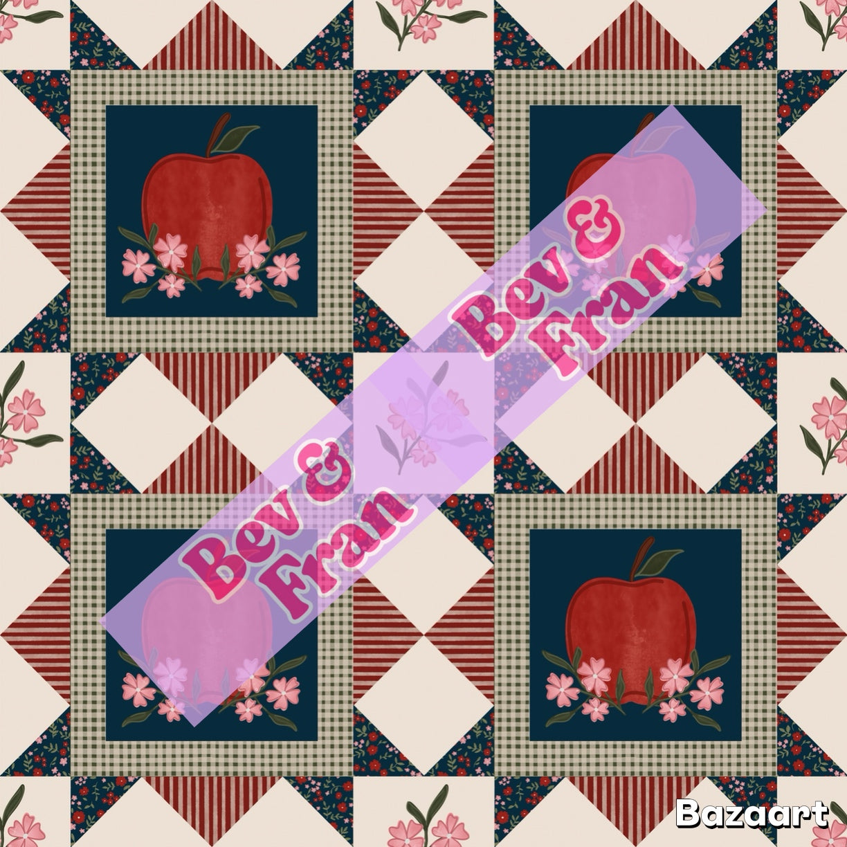 Apple Quilt + Coordinates