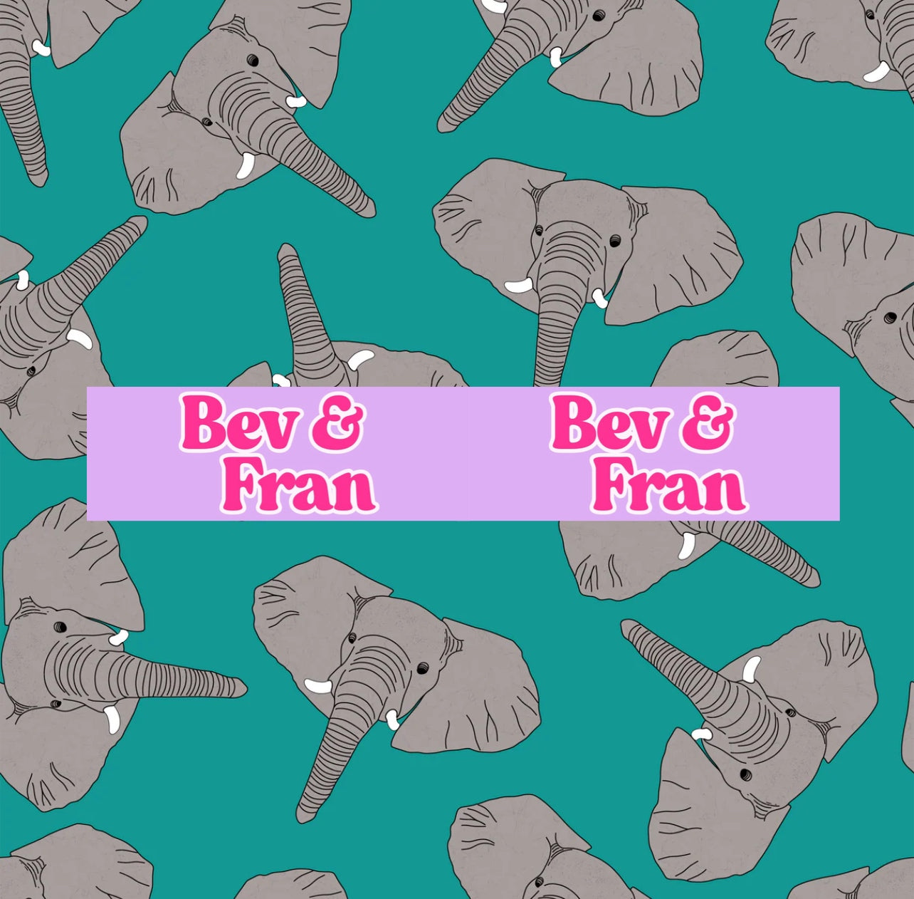 Elephant (Teal)
