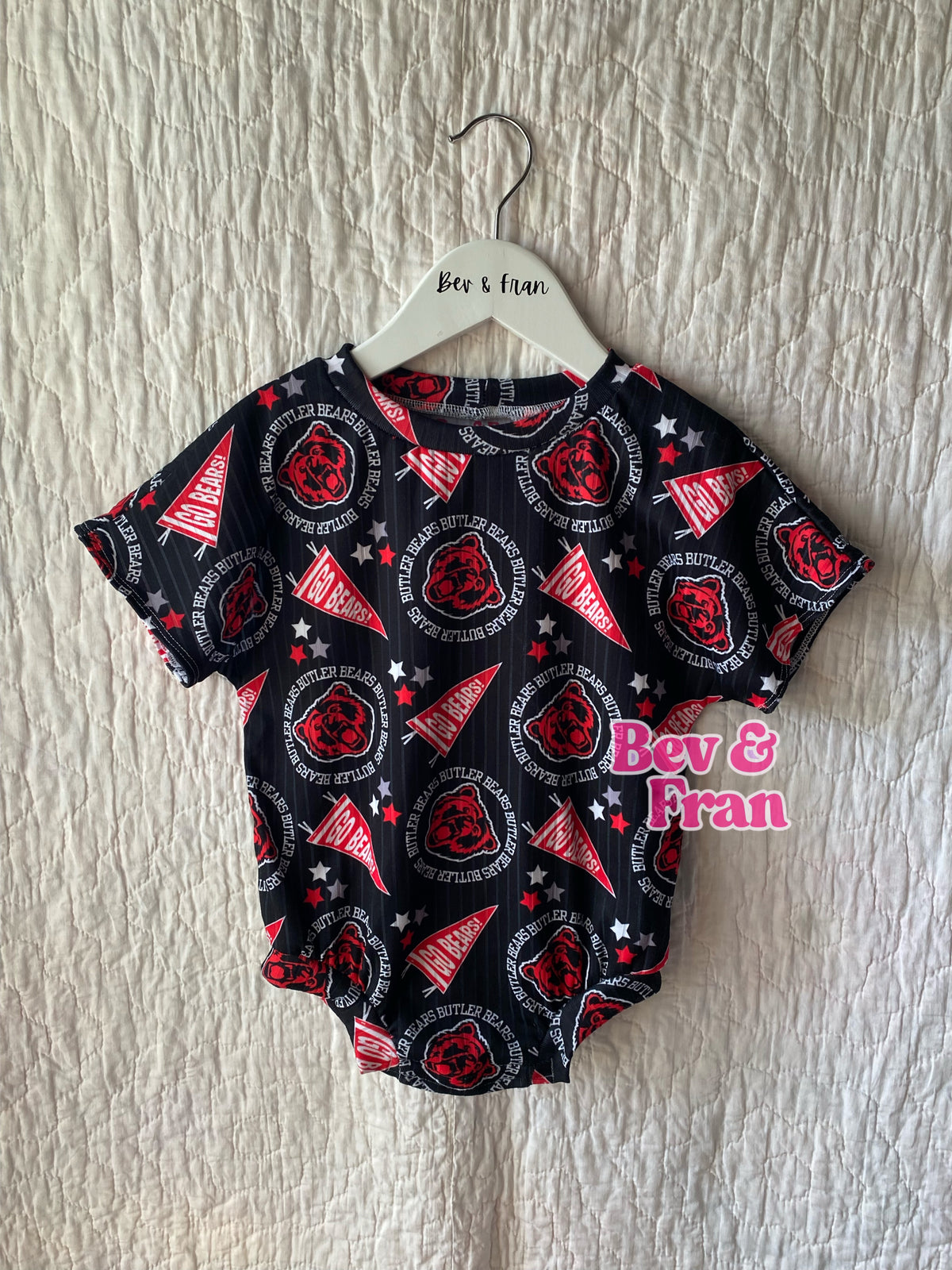 Butler Bears Tee Romper 18-24M