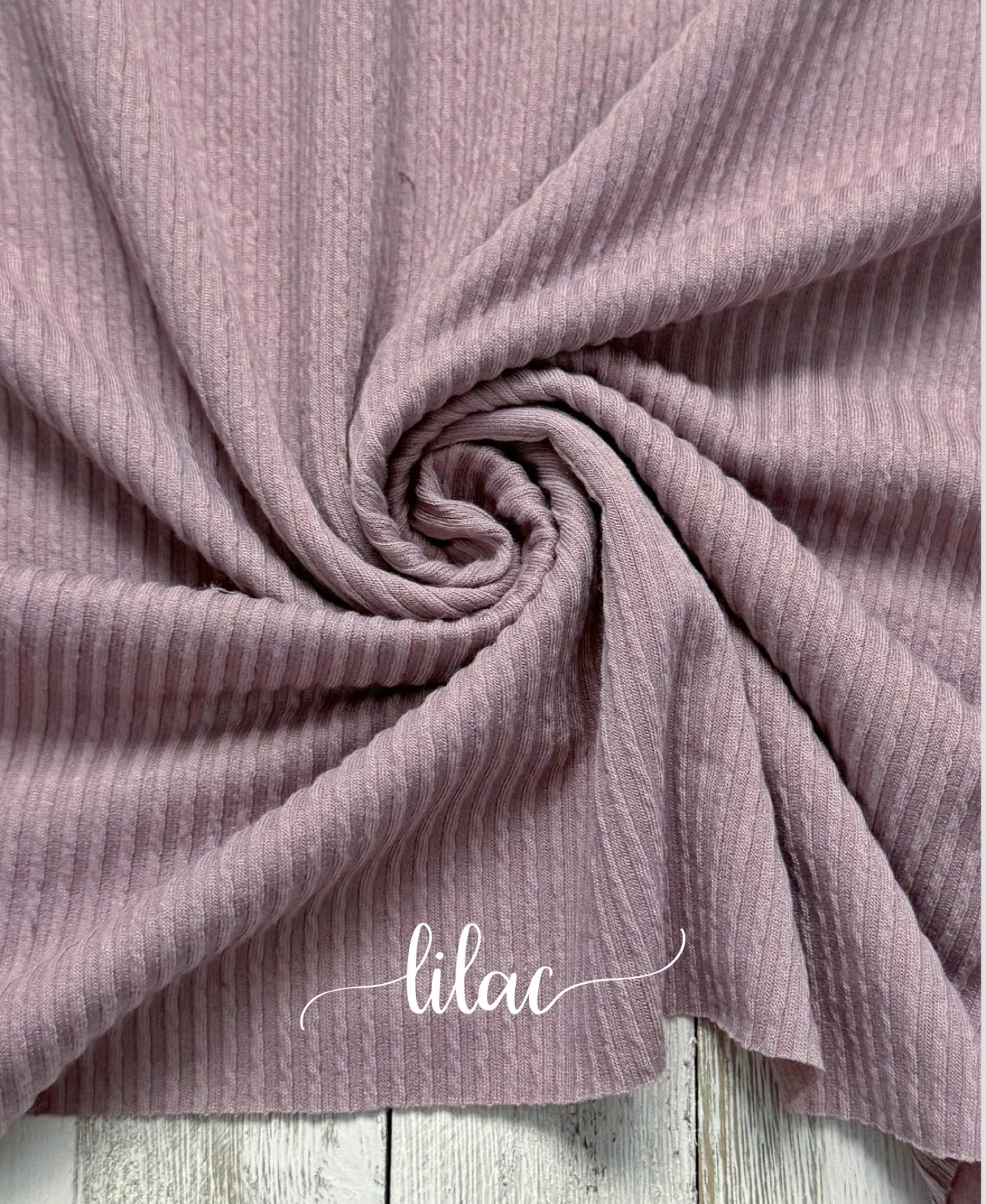 Lilac Waved Rib