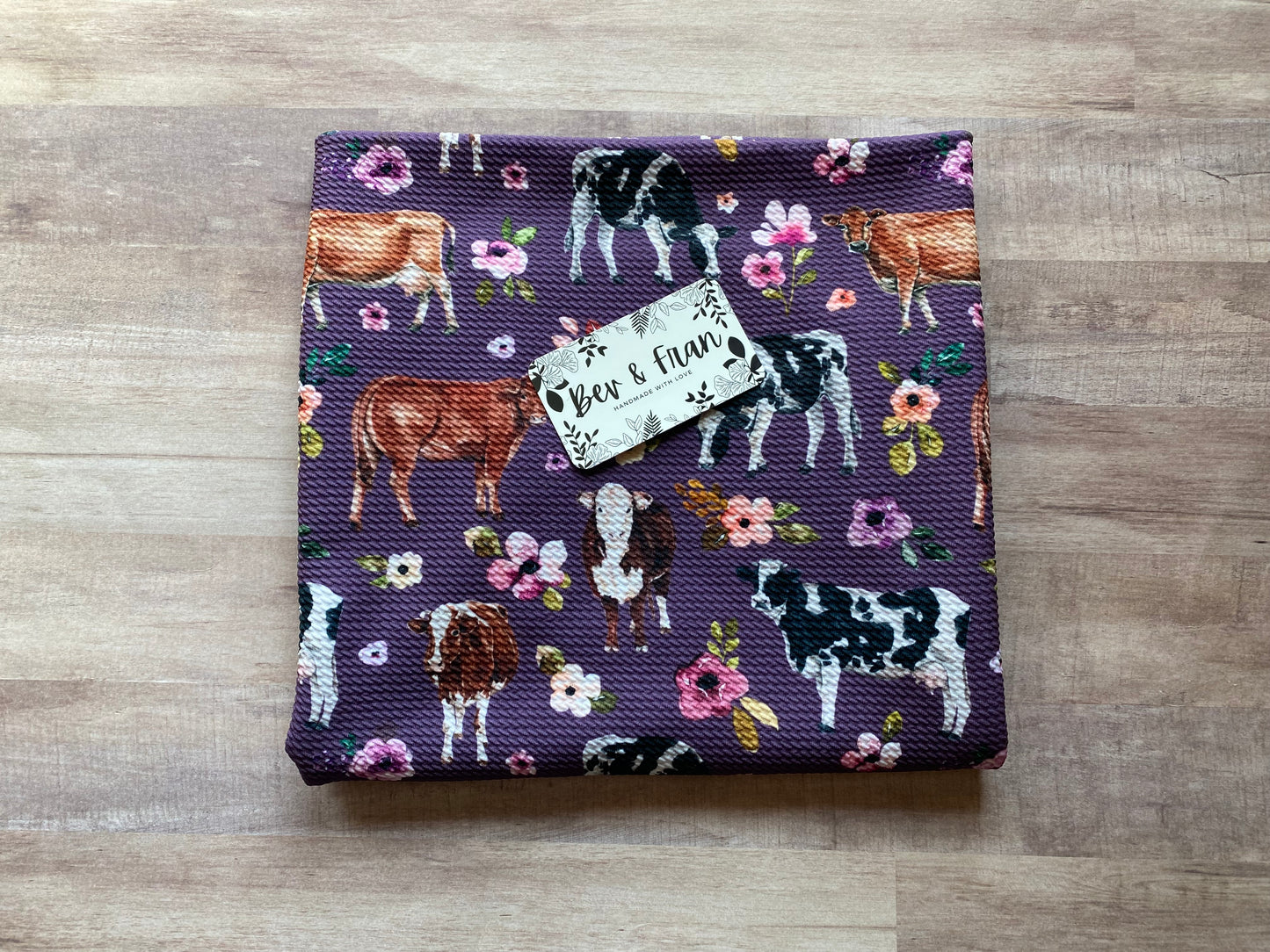 Cows on Purple