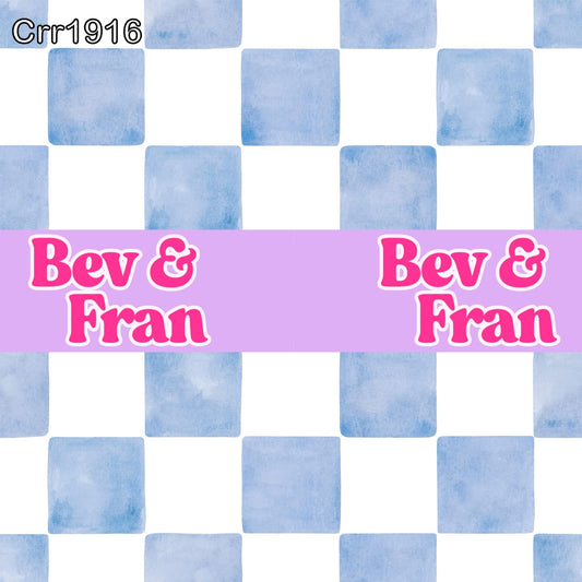 Soft Blue Checks